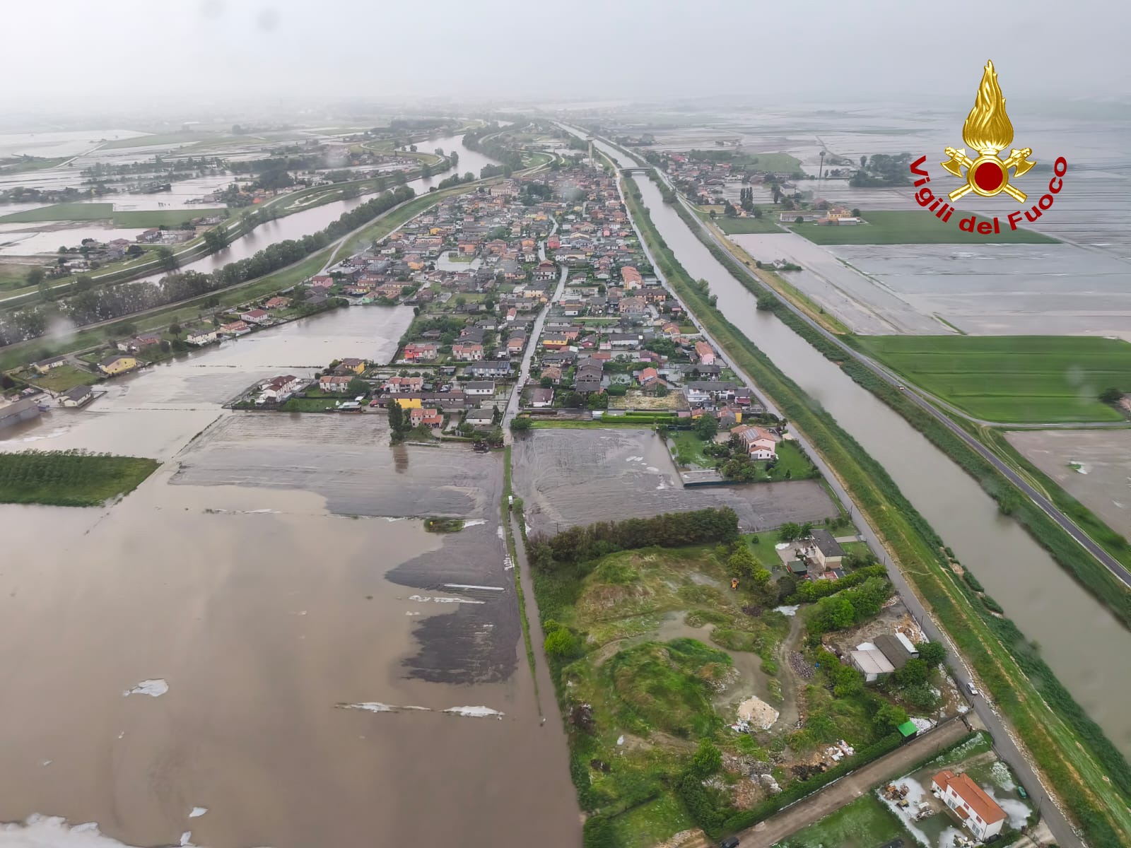 Bomba d’acqua su Cavarzere, oltre 50 richieste di soccorso: mobilitati Vigili del Fuoco, Protezione Civile e anche un elicottero