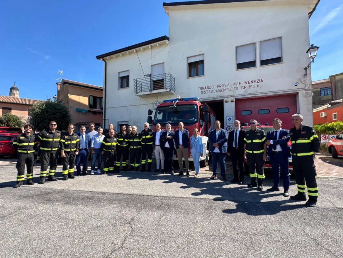 Vigili del Fuoco: A Chioggia la nuova caserma prende forma, investimento da 5,4 milioni